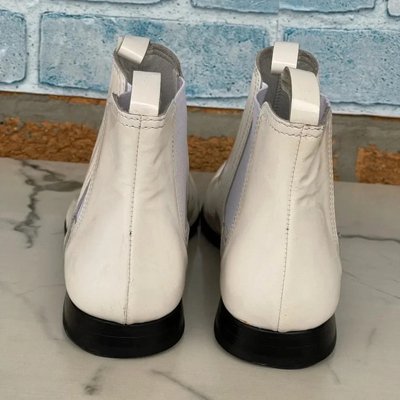 Comme des Garçons bone patent leather Chelsea Boots size 23/7 - Picture 5 of 17
